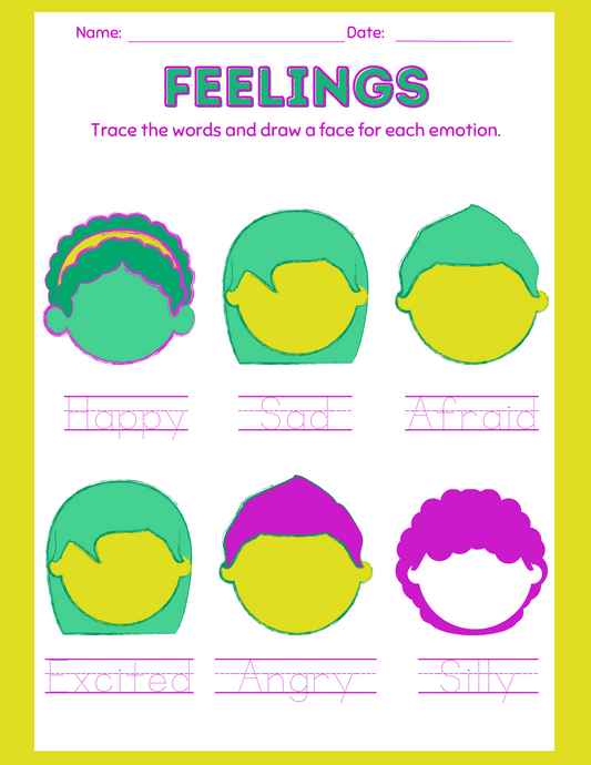 Emotional Expression Worksheets
